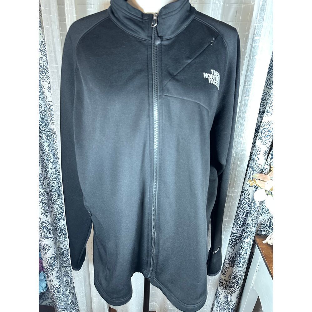 The North Face Women's TKA Stretch Full Zip Jacket Large Mesh Zippered Pockets
